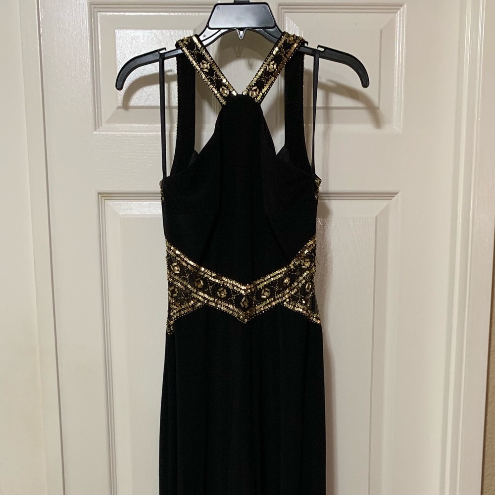 Black Beaded Gown